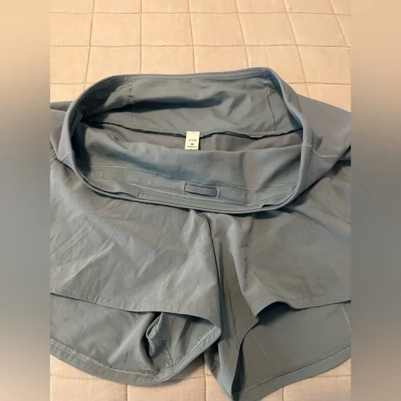 Lululemon Shorts Speed Up High-Rise Short 4" Cyan Blue 8 T (tall) - Picture 4 of 9